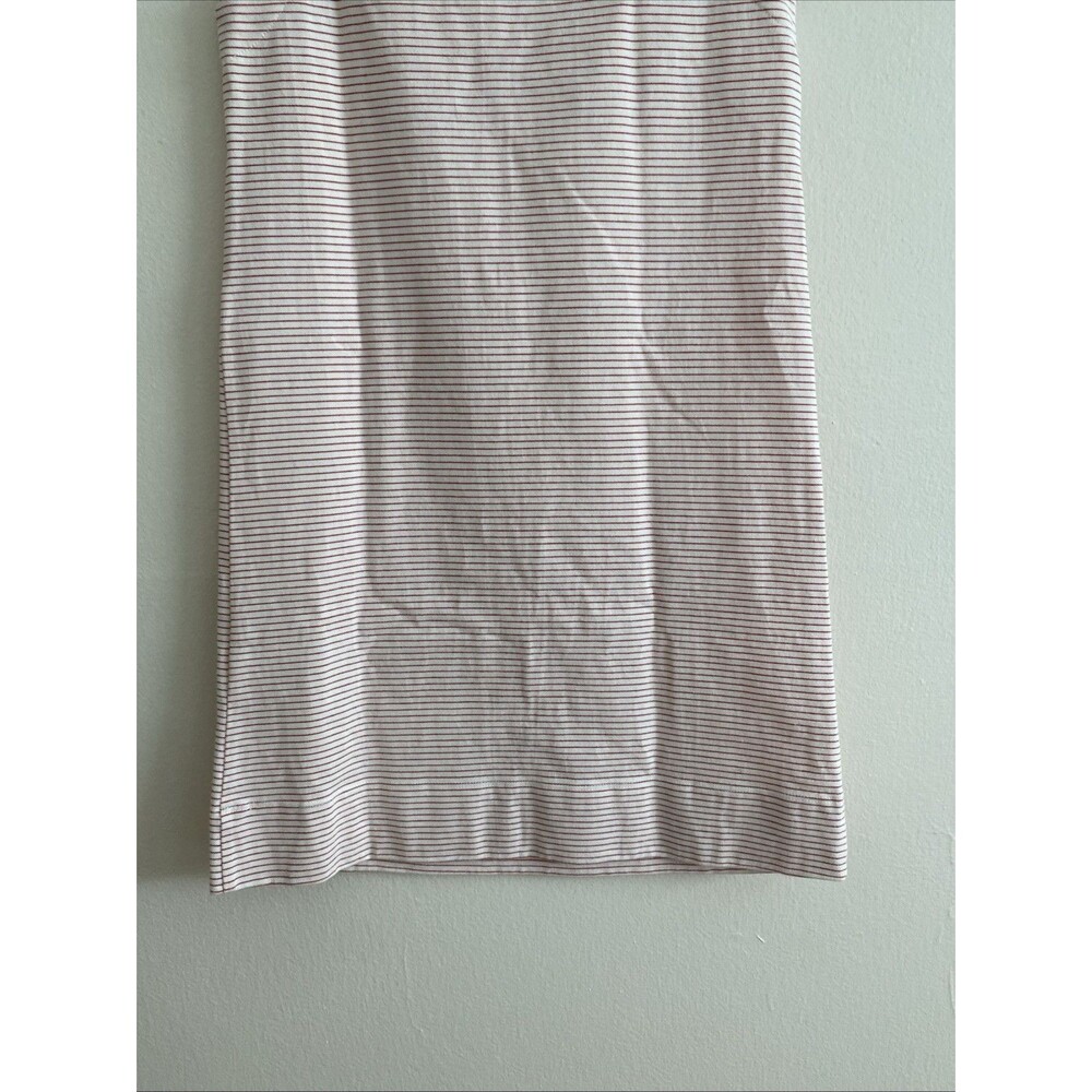 Banana Republic Sheath Dress Women's Size Petite XXS White Red Striped Knit - Picture 11 of 11